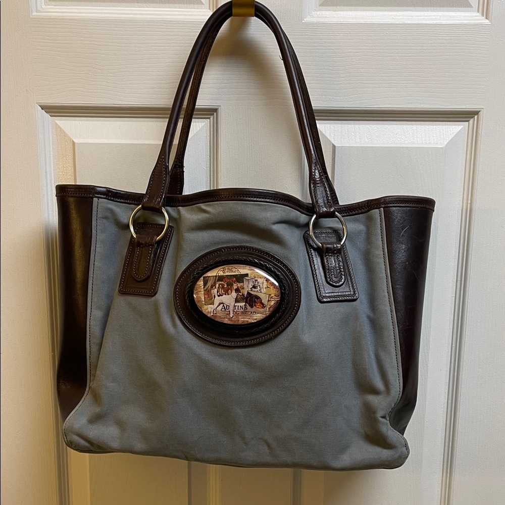 Elegant Gray and Brown Women's Tote Bag